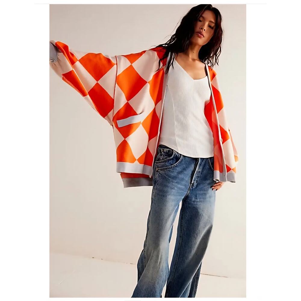 Free People We The Free Manny Cardi Orange Size: XS